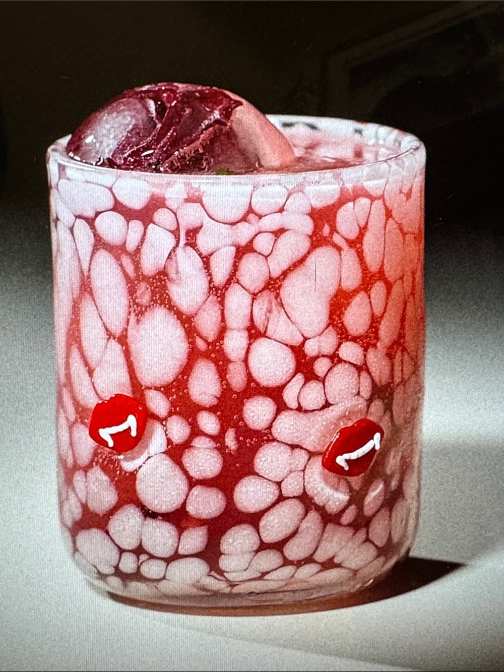 Anthropologie Mystic Halloween Icon Juice Glass